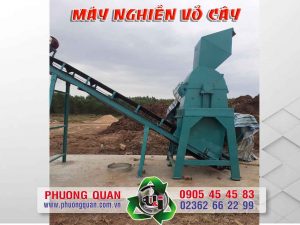 Máy nghiền vỏ cây
