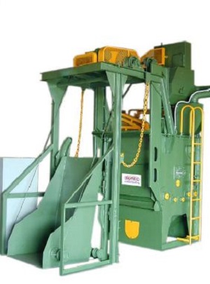 Máy phun bi băng tải cuốn