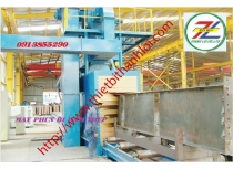 Máy phun bi dầm thép