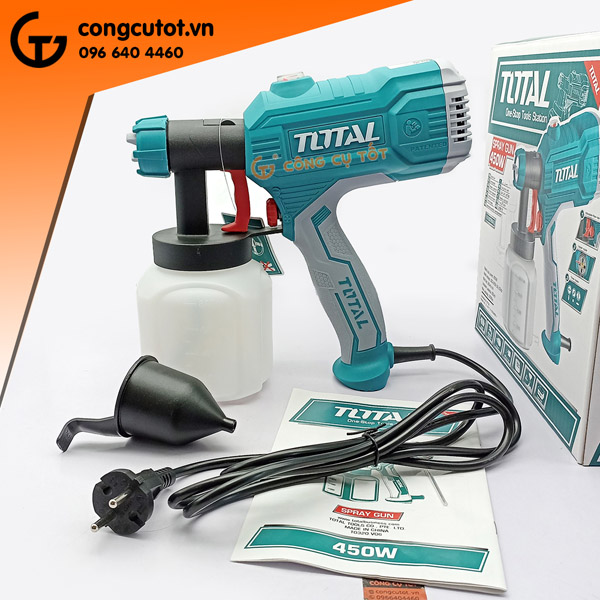 Máy phun sơn điện 450W Total TT3506