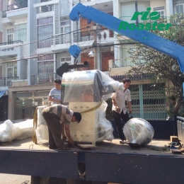 Máy rang cafe 60kg gas
