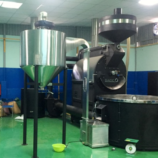Máy rang cà phê công nghiệp 120kg