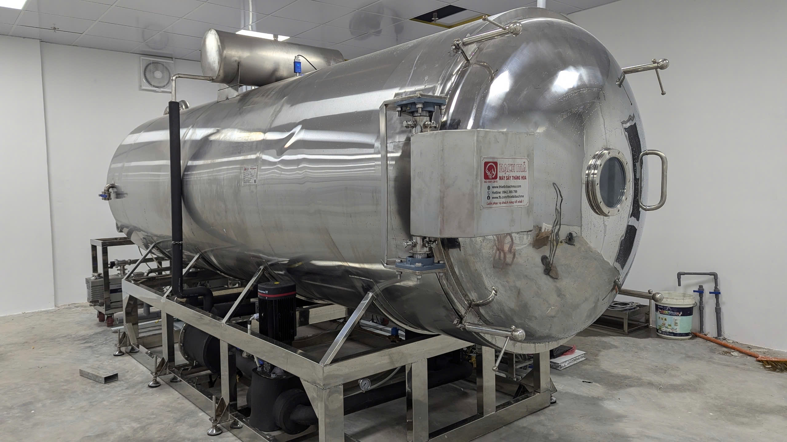 Máy sấy thăng hoa 200kg/mẻ