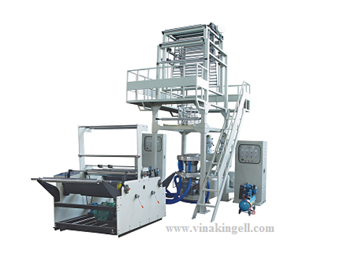 Máy thổi màng 2 tầng HDPE LDPE