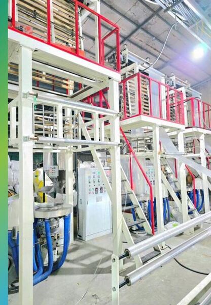 Máy thổi màng nhựa PE, HD