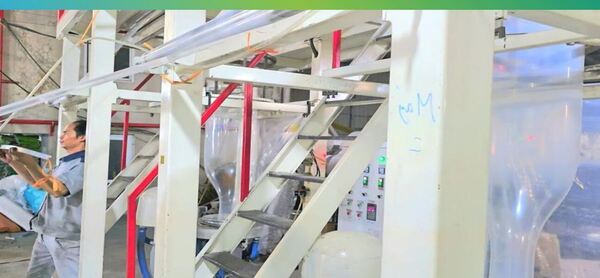 Máy thổi màng nhựa PE, HD