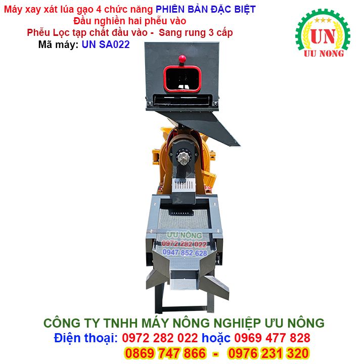 Máy xay xát gạo 4 chức năng