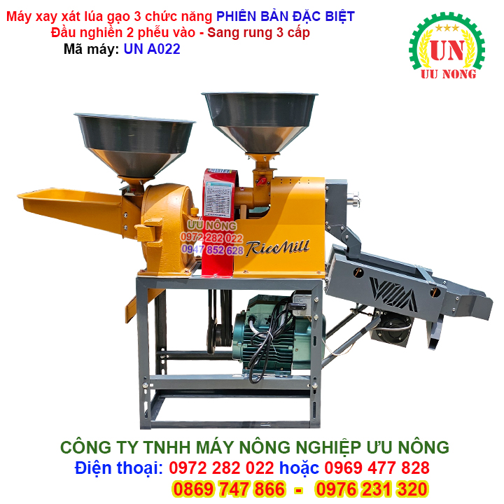 Máy xay xát gạo 3 chức năng