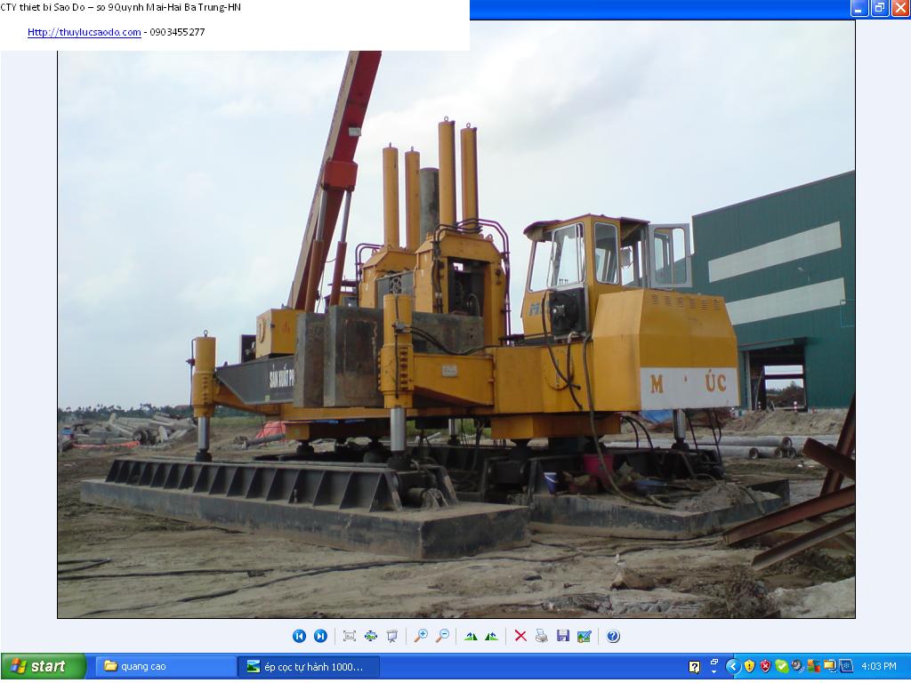 Máy ép cọc 1000T