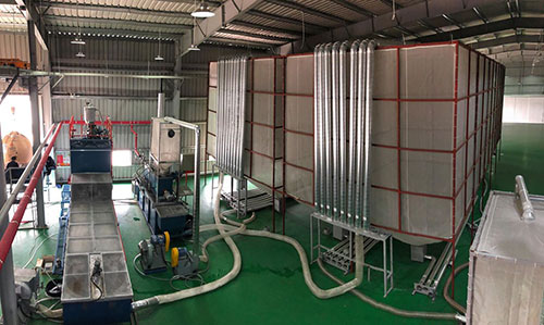 Dây chuyền máy kích nhiệt hạt EPS