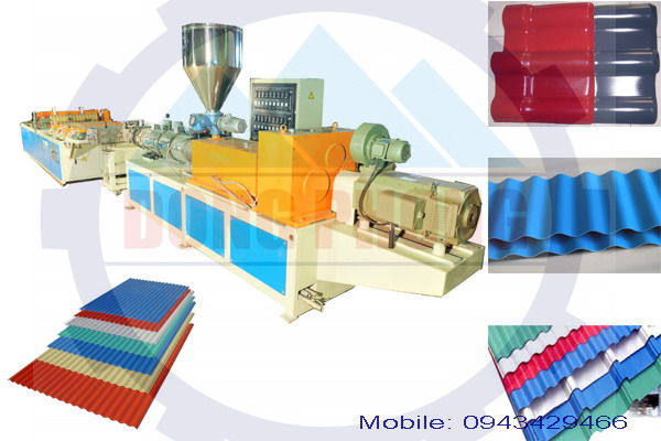Máy sản xuất tấm lợp nhựa