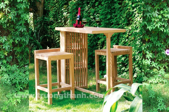 Bộ bàn bar ngoài trời