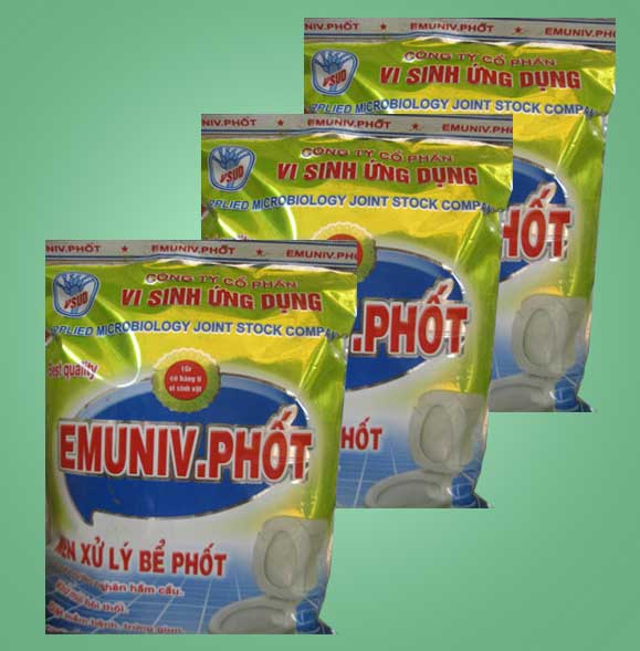 Men xử lý bể phốt EMUNIV.Phốt