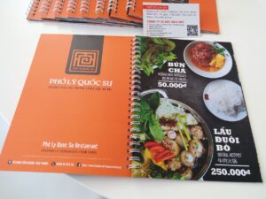 Menu bảng giá