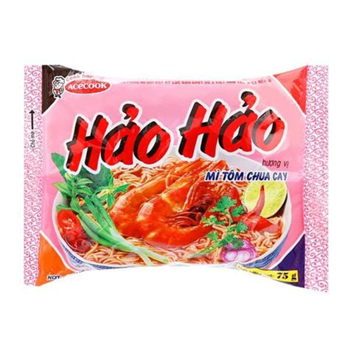 Mì hảo hảo tôm chua cay