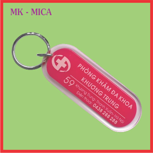 Móc khóa mika