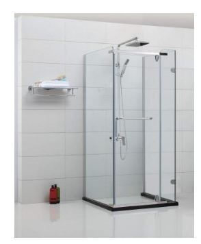 Cửa kính cường lực mở 90 độ