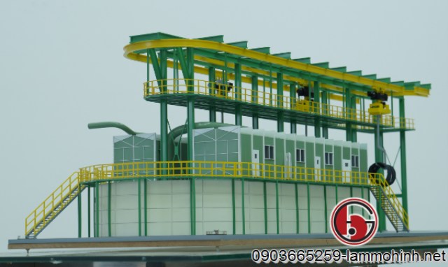 Mô hình dây chuyền sản xuất thép cuộn