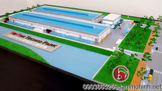 Mô hình kiến trúc Vie-Pan Techno Park