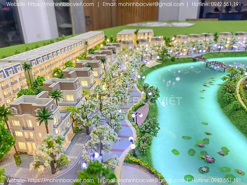 Mô hình quy hoạch khu dân cư