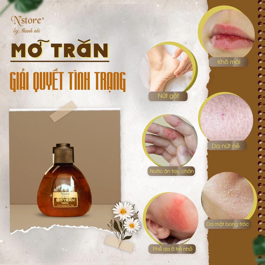 Mỡ trăn trị mụn