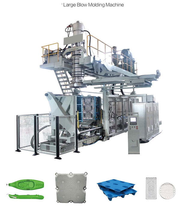 Máy thổi nhựa HDPE 220L tự động
