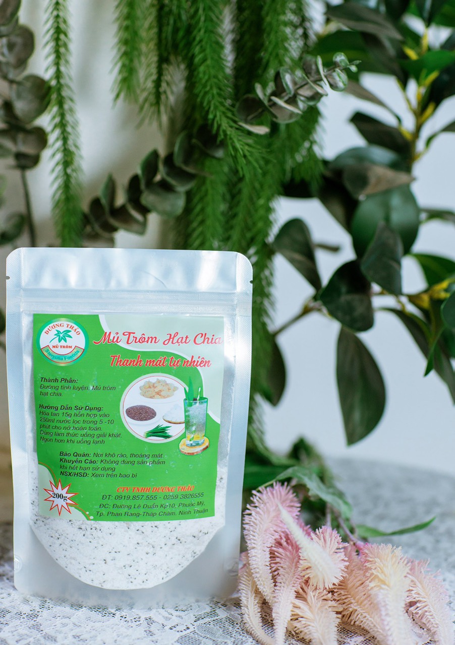 Mủ Trôm Hạt Chia