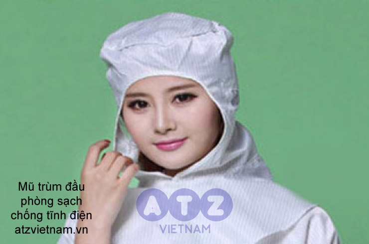 Mũ trùm đầu phòng sạch