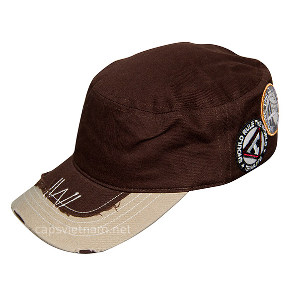 Mũ Army Castro nam phong cách G vải cotton twill