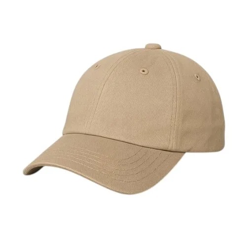 Mũ bóng chày màu Beige cơ bản