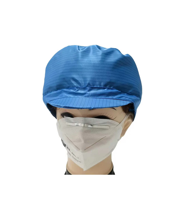 Mũ sọc ESD không xơ chống tĩnh điện