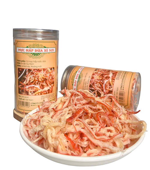 Mực Hấp Nước Cốt Dừa Hộp 252g