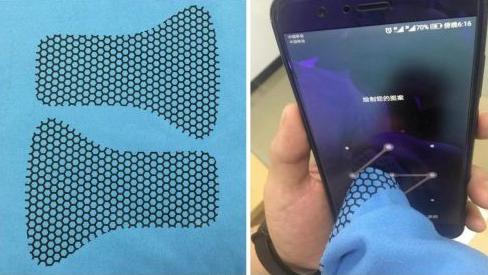Mực Silicone in cảm ứng trên găng tay