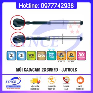 Mũi Cắt Cad/Cam 2&3VHFD Cho Máy VHF – JJTOOLS