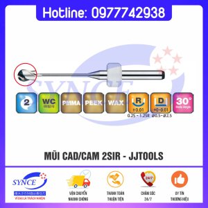 Mũi Cắt Cad/Cam 2SIR Cho Máy Sirona – JJTOOLS
