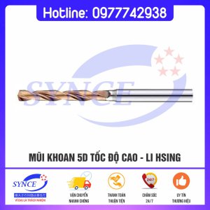 Mũi Khoan 5D High-Performance 2-Flutes High-Speed Li Hsing