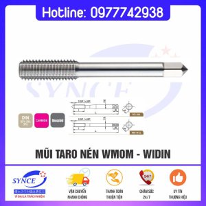Mũi Taro Nén Hợp Kim WMOM M3-M12 – Widin