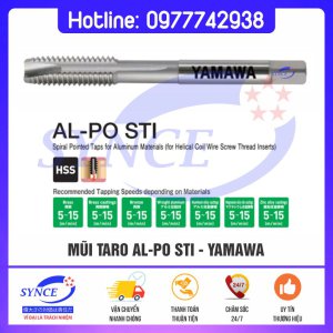 Mũi Taro Ren Cấy Thẳng AL-PO STI Yamawa