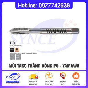 Mũi Taro Thẳng UNC UNF UNS UNEF Dòng PO Yamawa