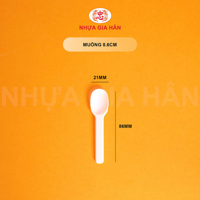 Muỗng nhựa PP 8,6cm
