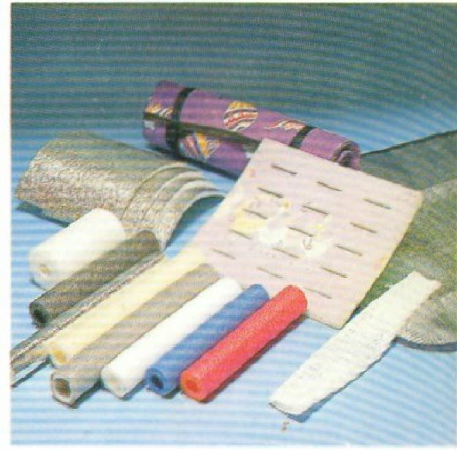 Mút xốp tấm lưới ống cán mỏng