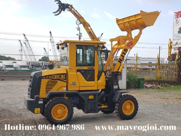 Máy xúc lật HJ15 gầu 0,5 khối