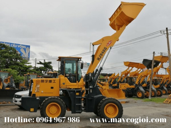 Máy xúc lật HJ946G gầu 2 khối