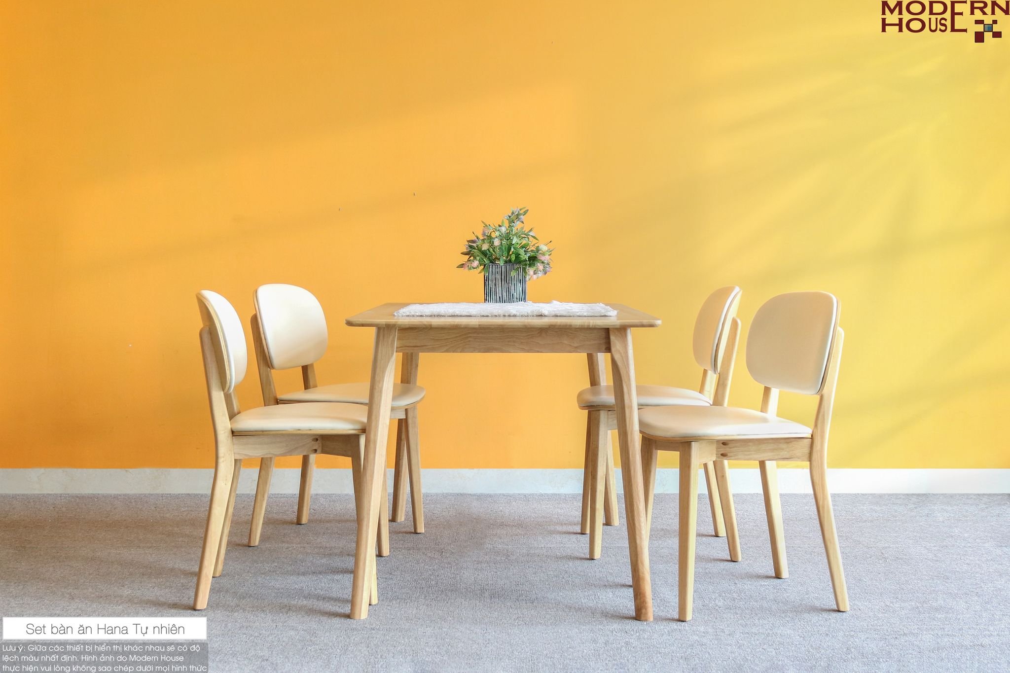 Set bàn ăn Hana Tự nhiên