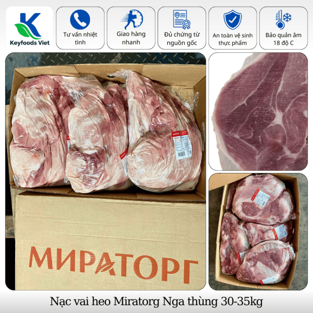 Nạc vai heo Miratorg