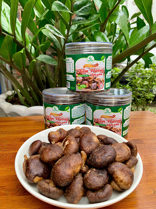 Nấm Hương Sấy Giòn Hộp 150g