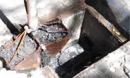 Nạo phép hố gas