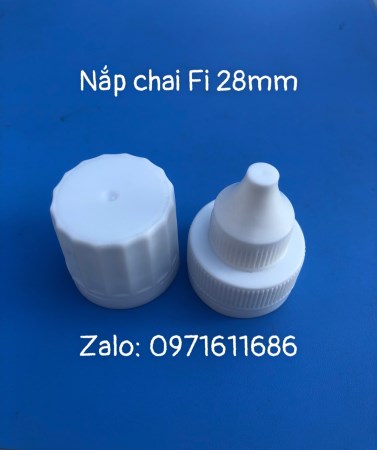 Nắp chai nhựa Fi 28mm
