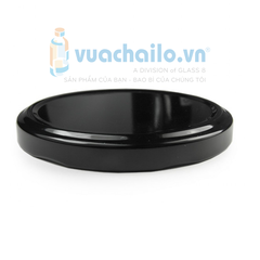 Nắp thiếc lọ thủy tinh màu đen