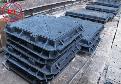 Nắp bể cáp 2 cánh lồng đường tải 40T-60T